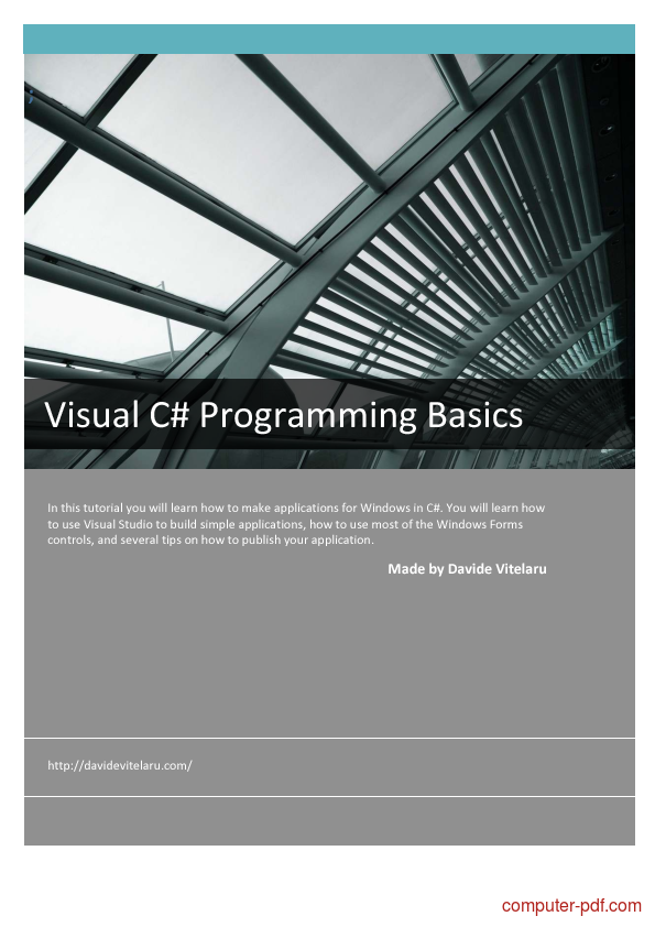 C programming tutorial pdf free download